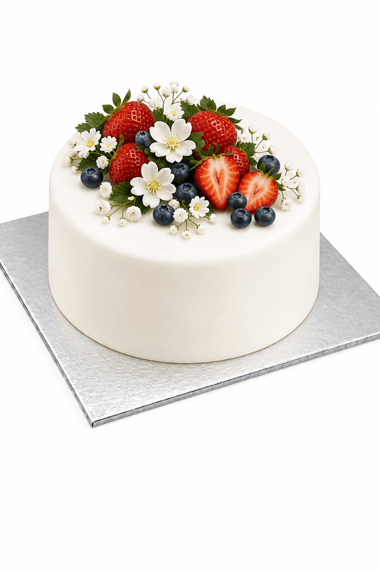 8 Inch Square Silver Foil Cake Board – Standard Cake Board - TEM IMPORTS™