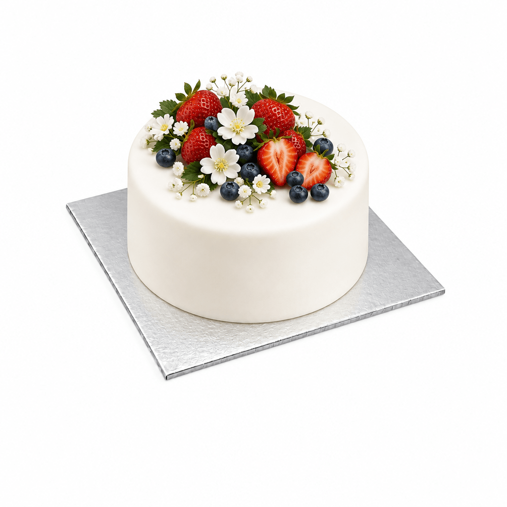 8 Inch Square Silver Foil Cake Board – Standard Cake Board - TEM IMPORTS™
