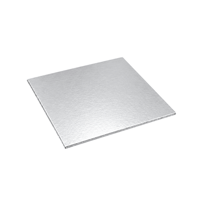 8 Inch Square Silver Foil Cake Board – Standard Cake Board - TEM IMPORTS™