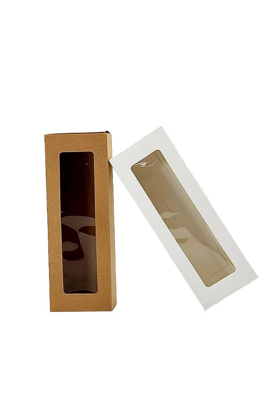 8 Macarons White Paper Box With Window - TEM IMPORTS™