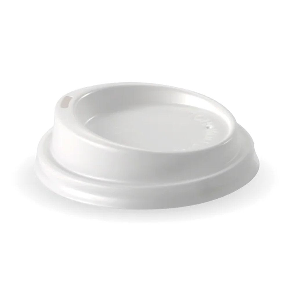 80mm Small White PS BioCup Lid - 1000pcs/Ctn - TEM IMPORTS™