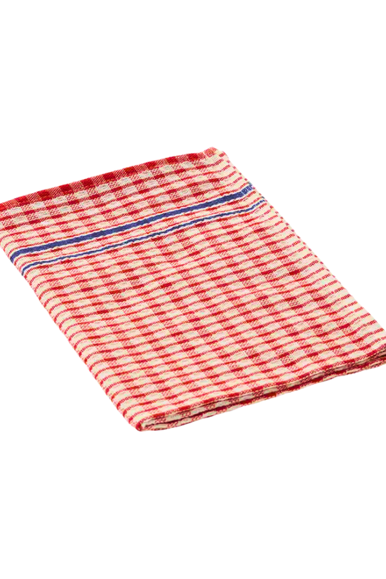 KH Megachef® Checked Teatowel 50cmx70cm- Red (Pack of 12)