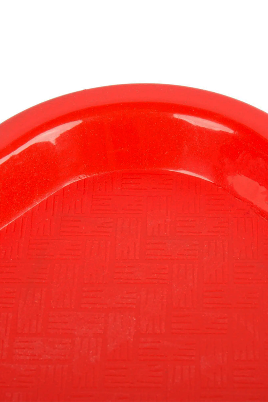 Khay nhựa đựng thức ăn nhanh màu đỏ - 450x350mm