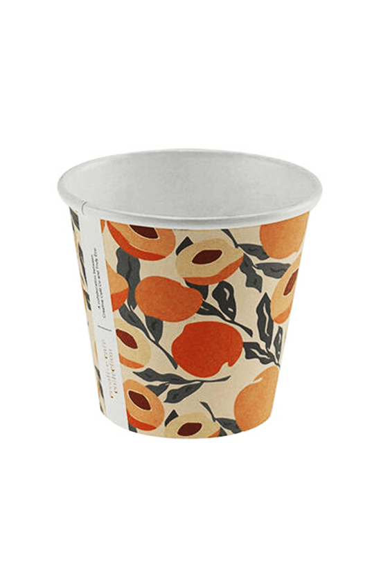 8oz (90mm) Cafe Collection Art Single Wall Paper Coffee Cup - 1000/CTN - TEM IMPORTS™