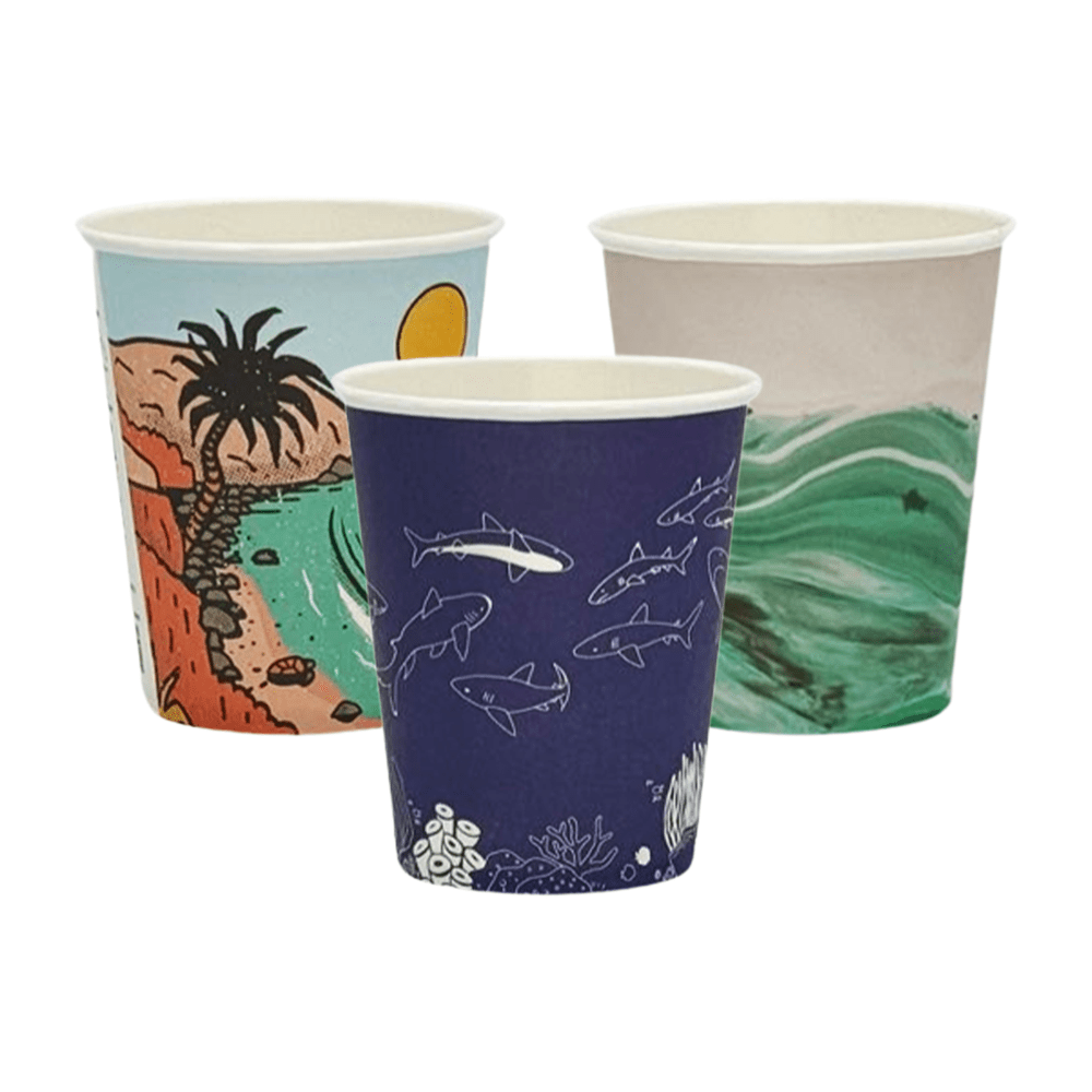 8oz (D/80mm) Australia's Wonder Single Wall Paper Coffee Cup - 1000/CTN - TEM IMPORTS™