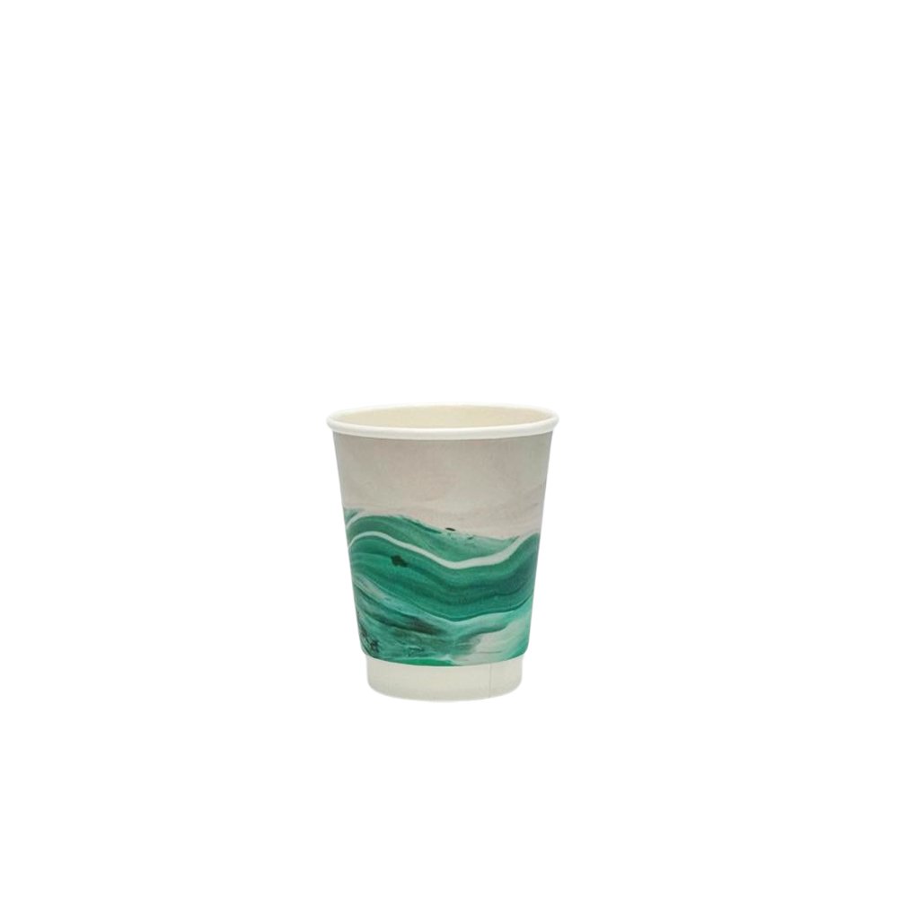 8oz/237mL Aqueous Coated DW (D/80mm) Paper Cup - Australia's Wonder - TEM IMPORTS™