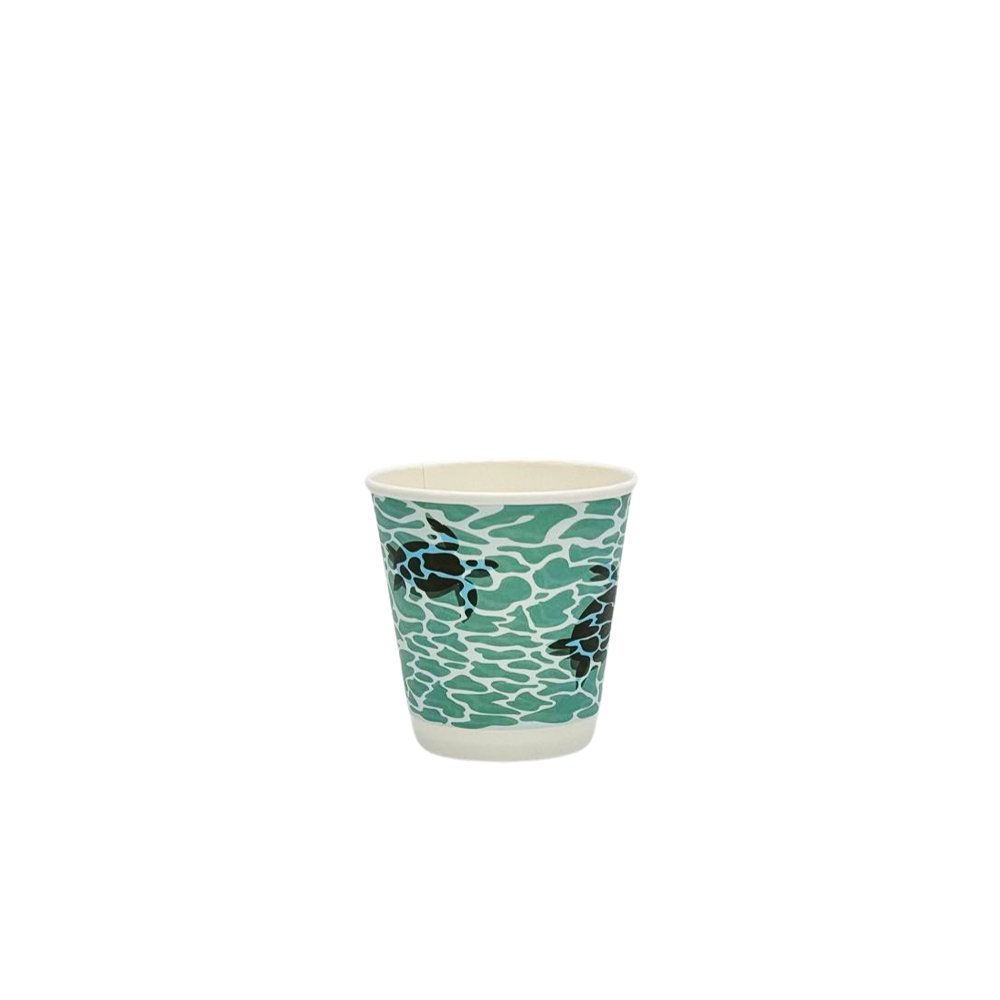 8oz/237mL Aqueous Coated DW (D/90mm) Paper Cup - Australia's Wonder - TEM IMPORTS™