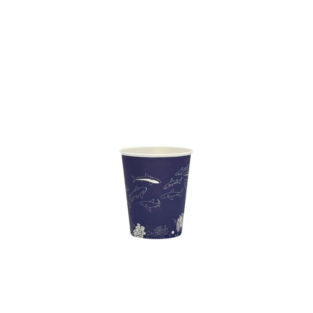 8oz/237mL Aqueous Coated SW (D/80mm) Paper Cup - Australia's Wonder - TEM IMPORTS™