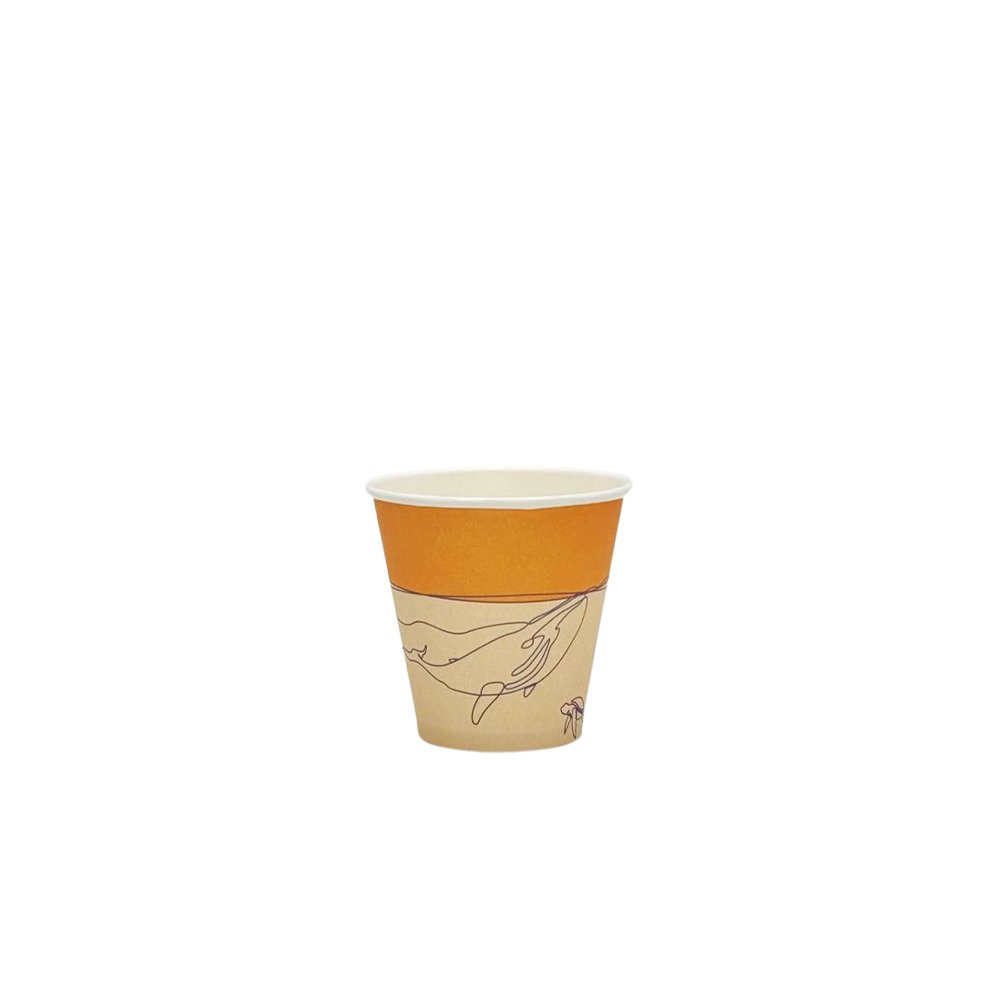 8oz/237mL Aqueous Coated SW (D/90mm) Paper Cup - Australia's Wonder - TEM IMPORTS™