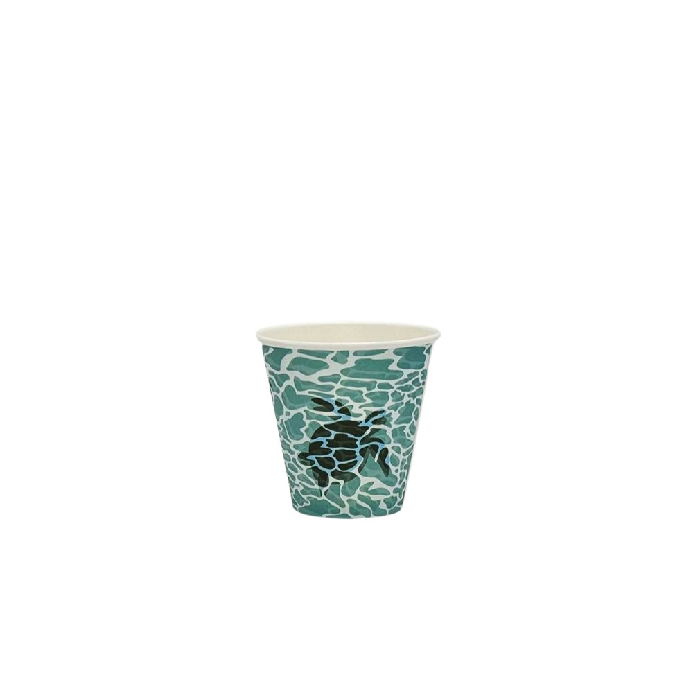 8oz/237mL Aqueous Coated SW (D/90mm) Paper Cup - Australia's Wonder - TEM IMPORTS™