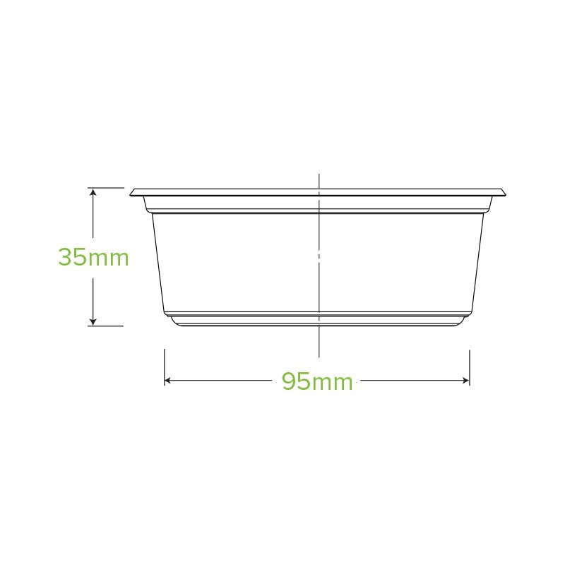 8oz/240mL Clear BioBowl - 500pcs/Ctn - TEM IMPORTS™