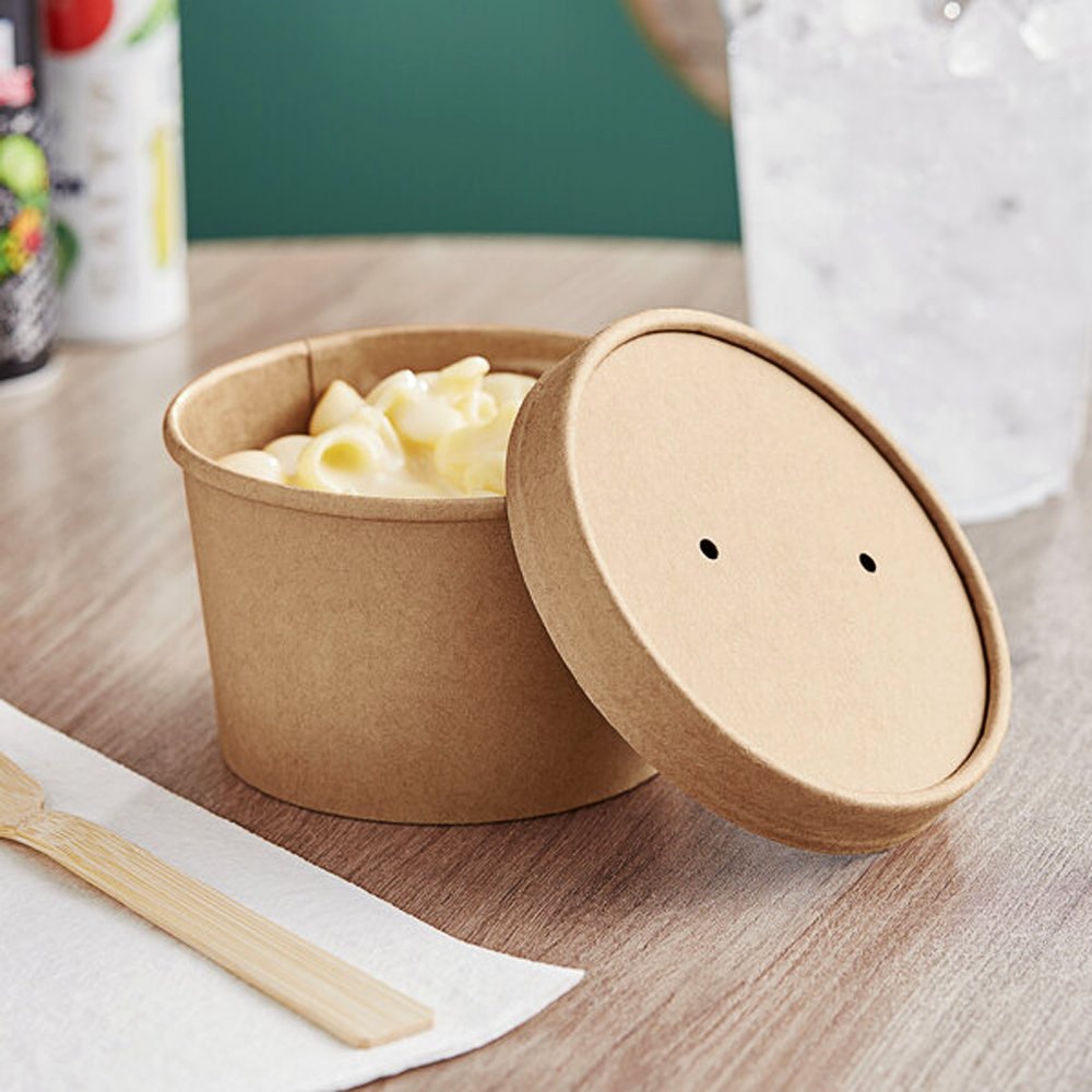 8oz/240mL PE Coated Kraft Paper Soup Cup - TEM IMPORTS™