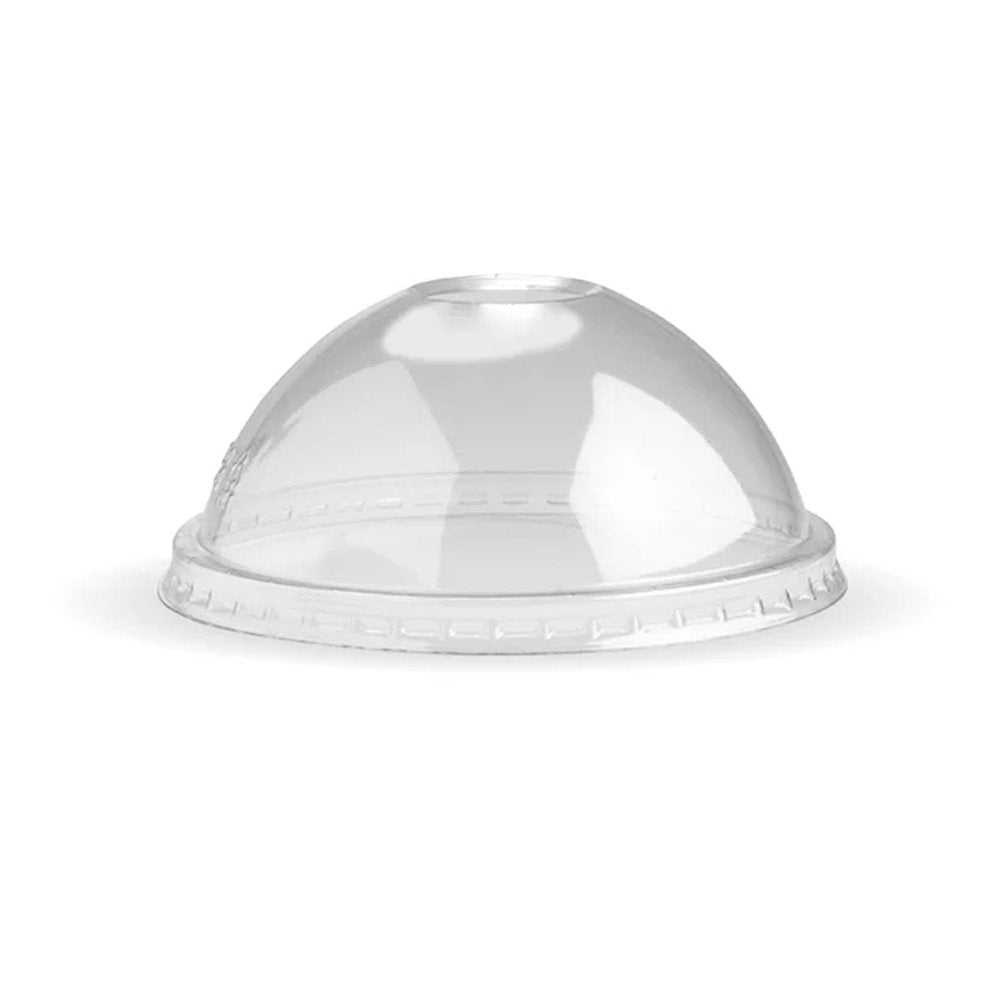 8oz/250mL Clear PET Dome BioBowl Lid - 1000pcs/Ctn - TEM IMPORTS™