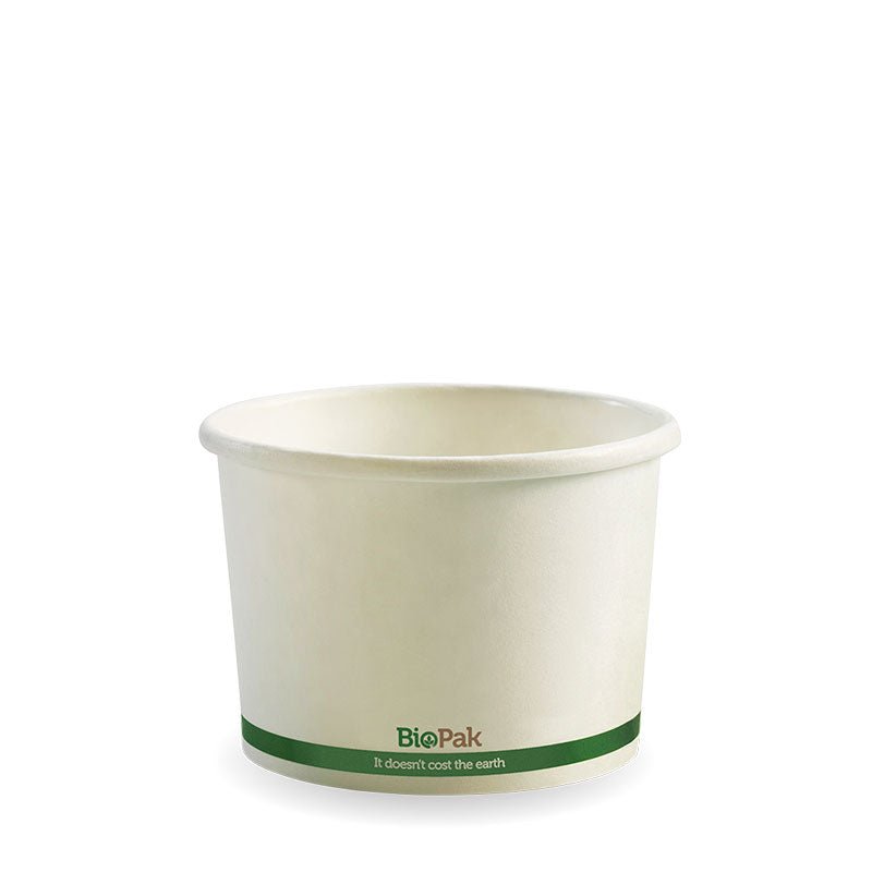 8oz/250mL White Paper BioBowl - 1000pcs/Ctn - TEM IMPORTS™