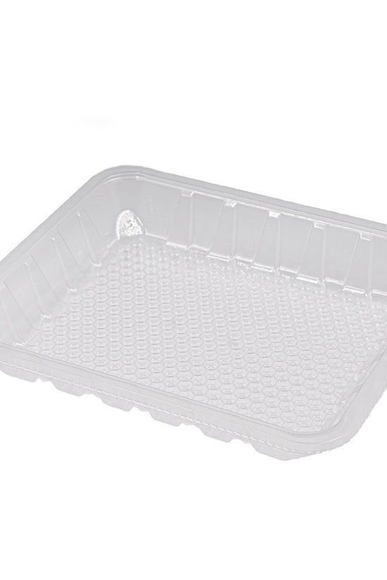 8x7" Clear LiquiLock RPET Meat Tray - TEM IMPORTS™