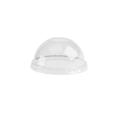 90mm Clear PET Dome Lid No Hole - Fits 5oz Pastel Cups - TEM IMPORTS™