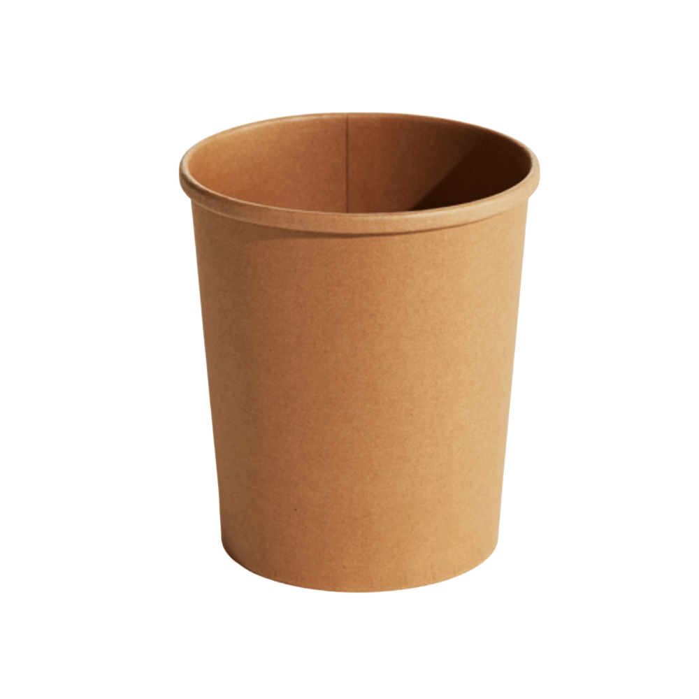 950mL (32oz) Kraft Paper Soup Cup - TEM IMPORTS™