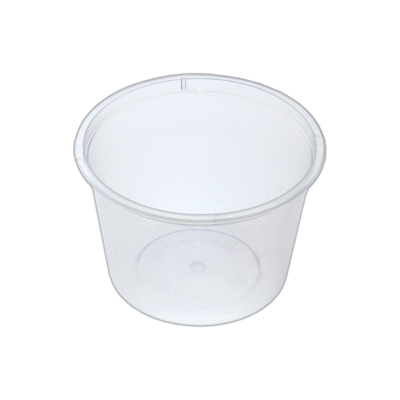 3.3oz/100mL Round Plastic Container Natural