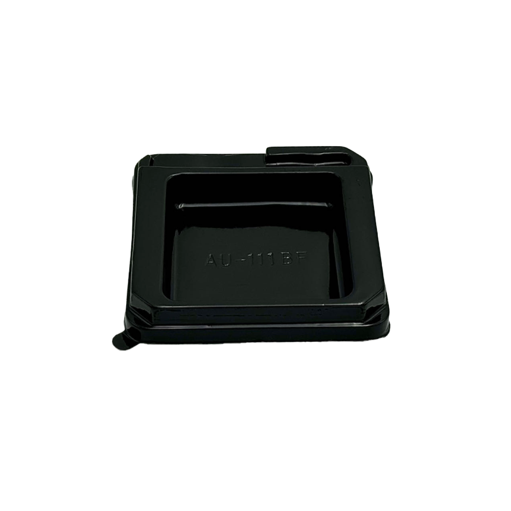 H100mm Square Internal Square With Clear Lid Container