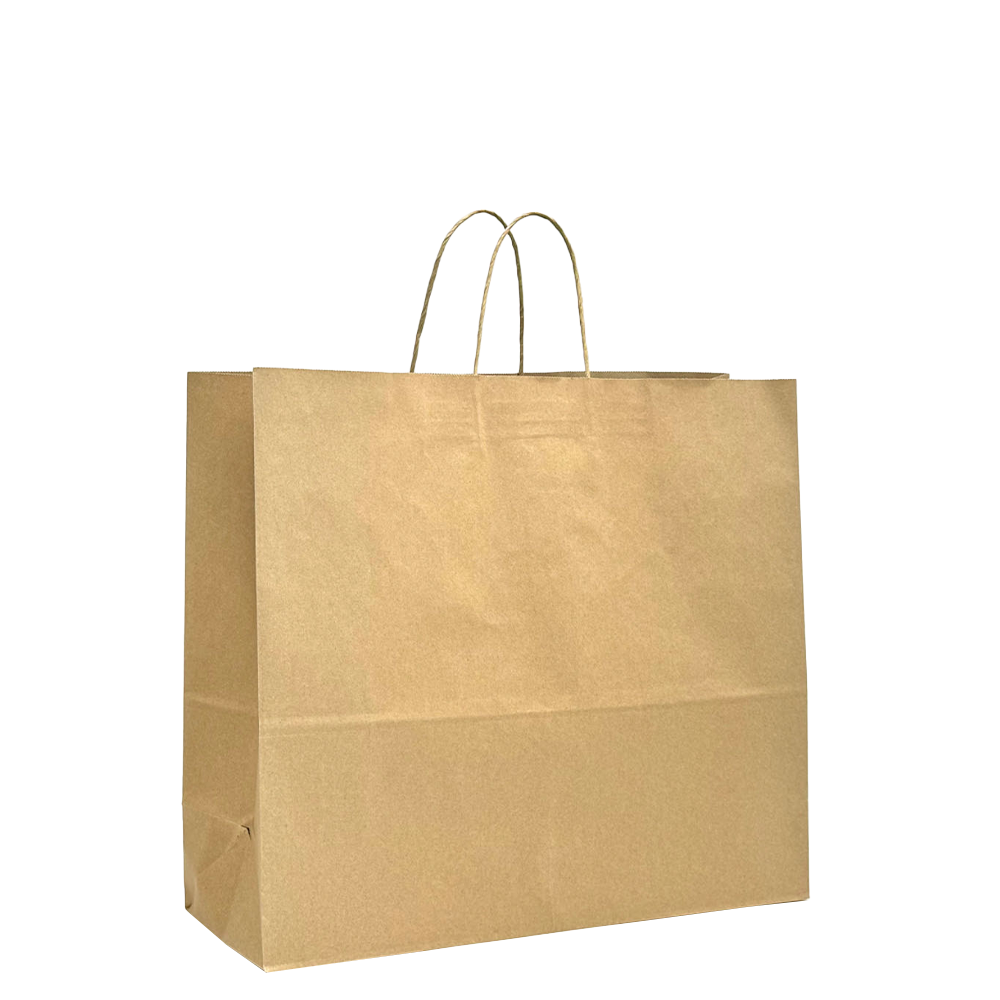 Retail Takeaway Kraft Twisted Handle Paper Bag - Ex-Large Boutique