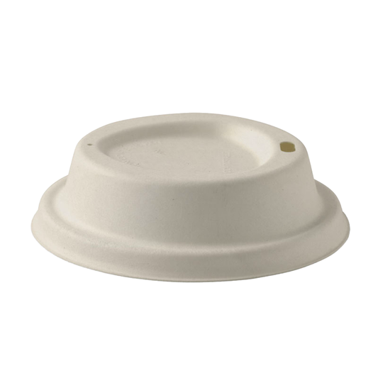 Natural Sugarcane (D/90mm) Coffee Cup Lid  - 1000/CTN