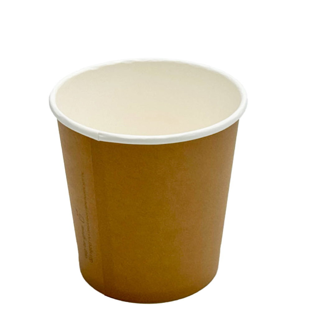 24oz/710mL PLA Coated Plain Brown Paper Soup Cup