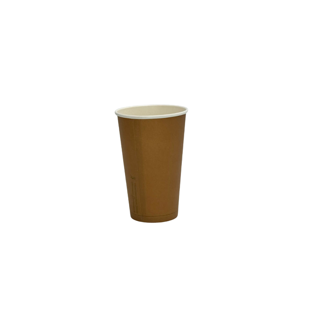 16oz/475mL PLA Coated SW (D/90mm) Paper Cup Kraft