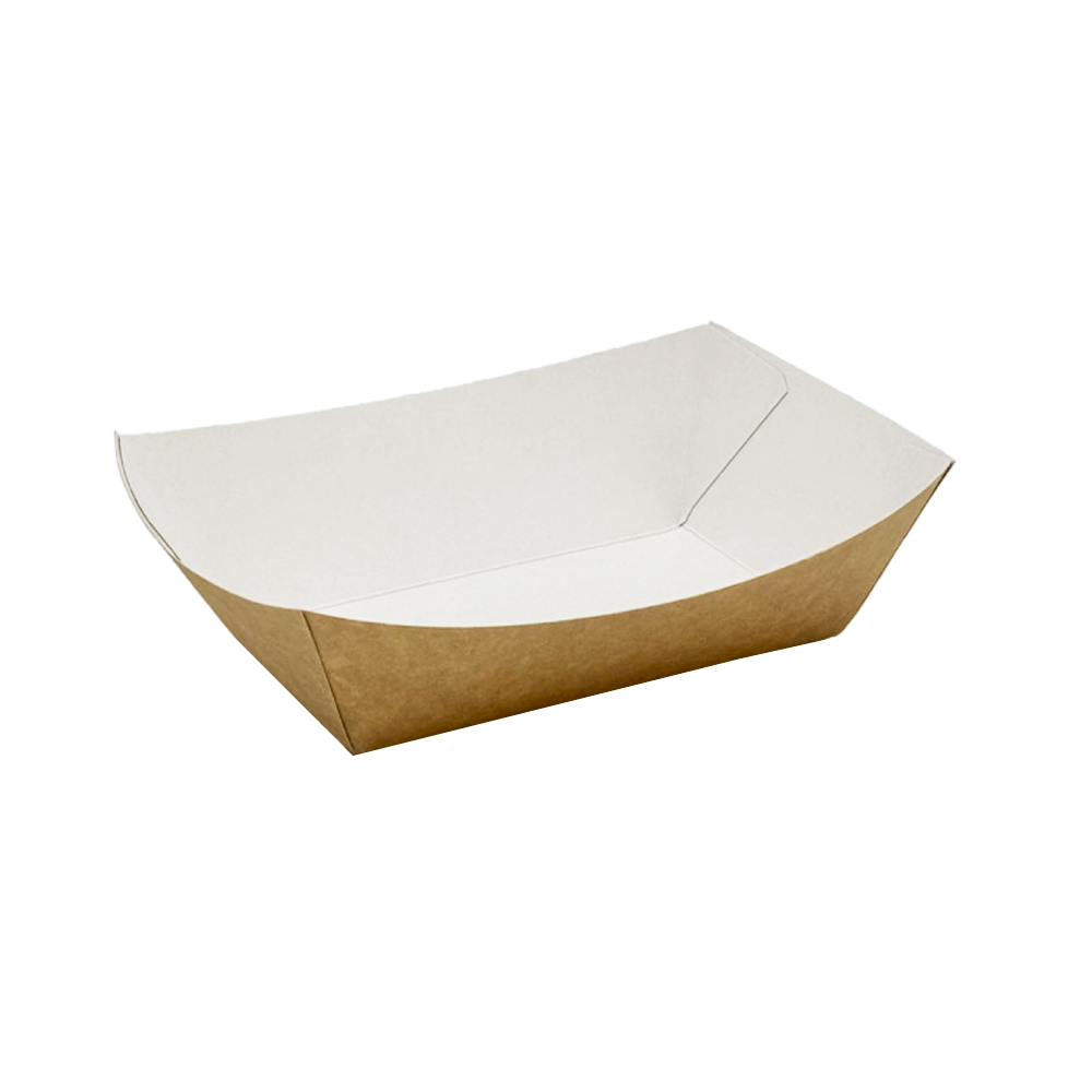 Kraft Cardboard Small Takeaway Tray