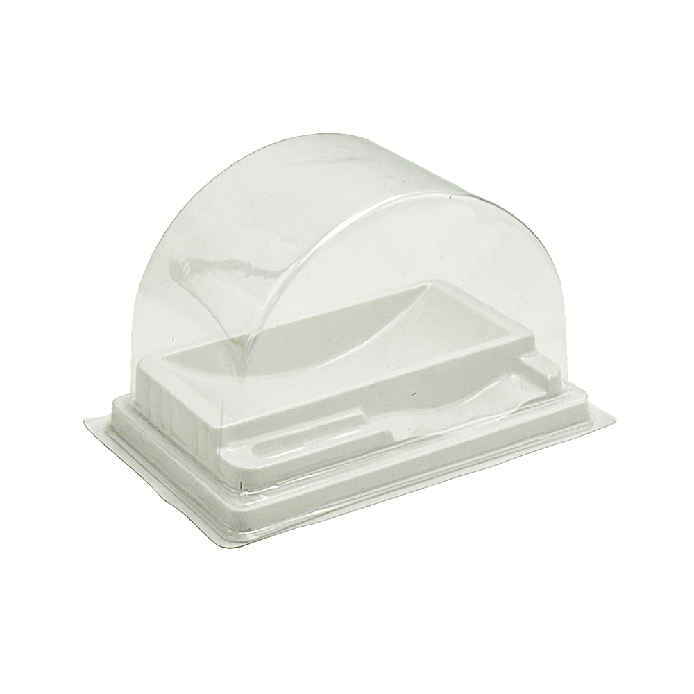 Slice Cake Container With Clear PET Dome Lid