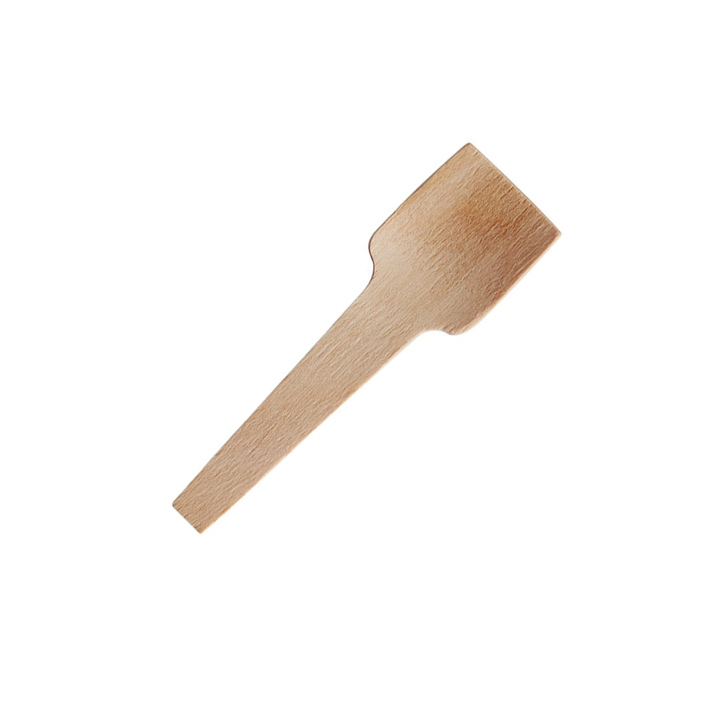 Coated Wooden Gelato Spade Spoon