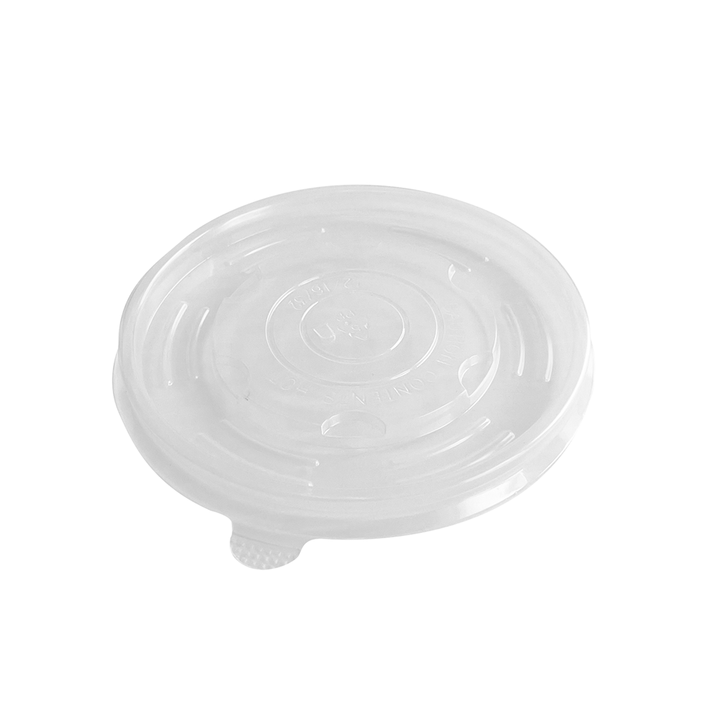 PP Flat Lid 90mm For 8oz PLA Coated Soup Cup