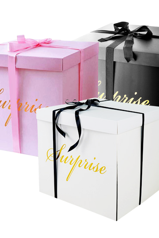 Large Surprise Gift Box with Ribbon