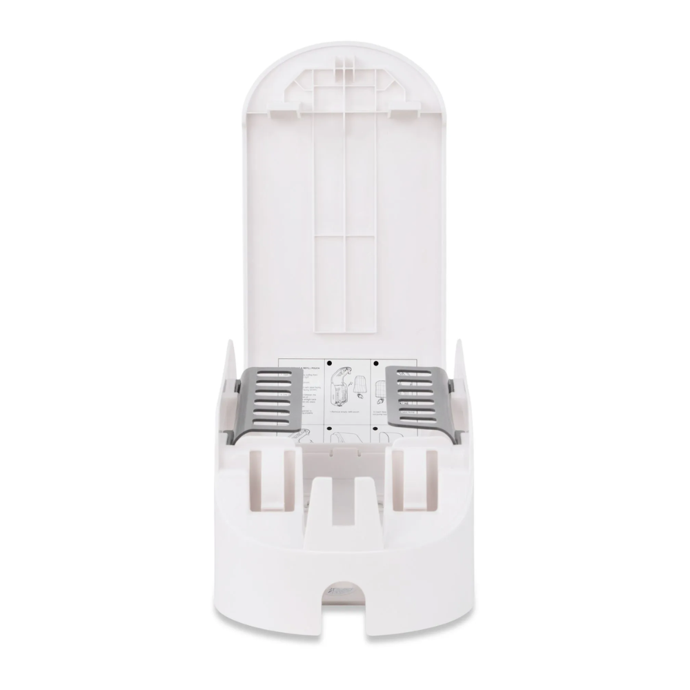 White Manual Push Foaming Soap Dispenser – High Capacity