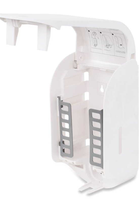 White Manual Push Foaming Soap Dispenser – High Capacity
