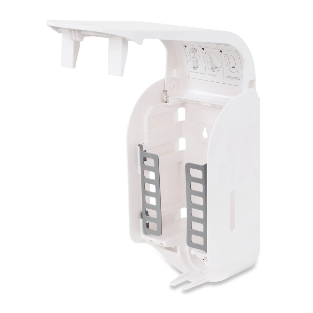 White Manual Push Foaming Soap Dispenser – High Capacity