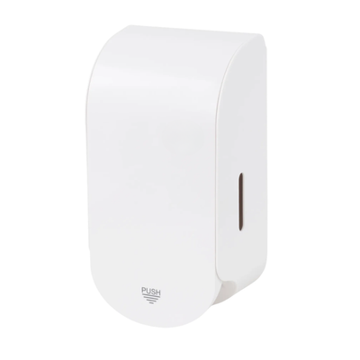 White Manual Push Foaming Soap Dispenser – High Capacity