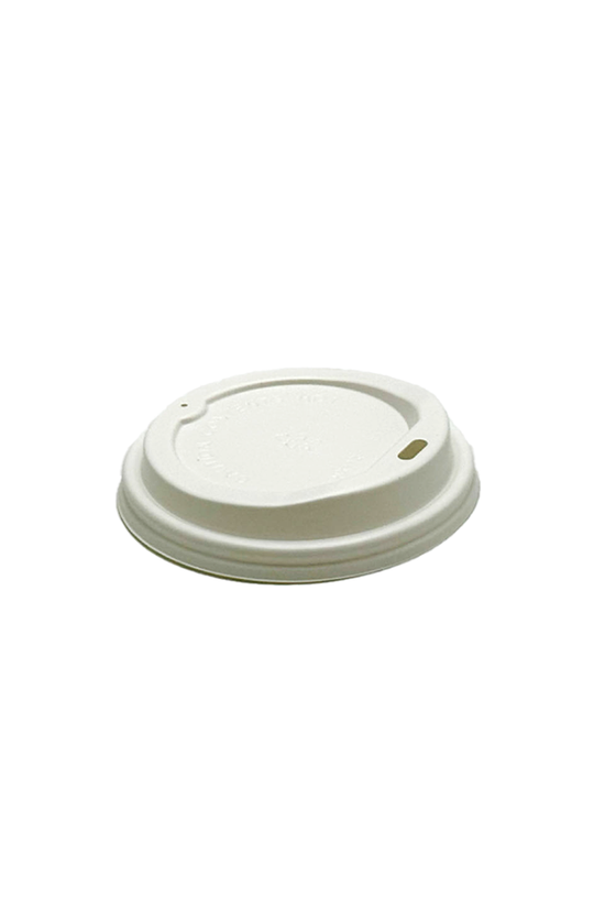Small White 80mm Coffee Cup Lid for Paper Cups