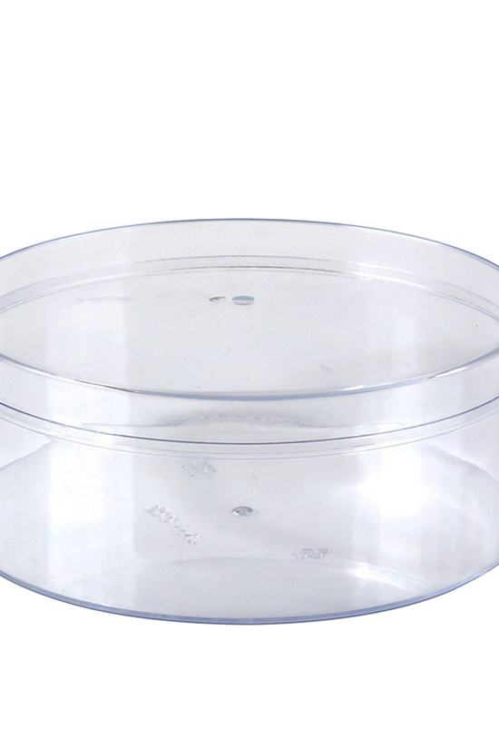 730mL Clear Round Container With Hard Lid
