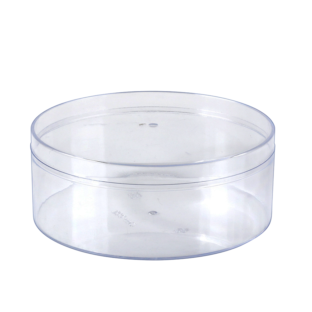 730mL Clear Round Container With Hard Lid