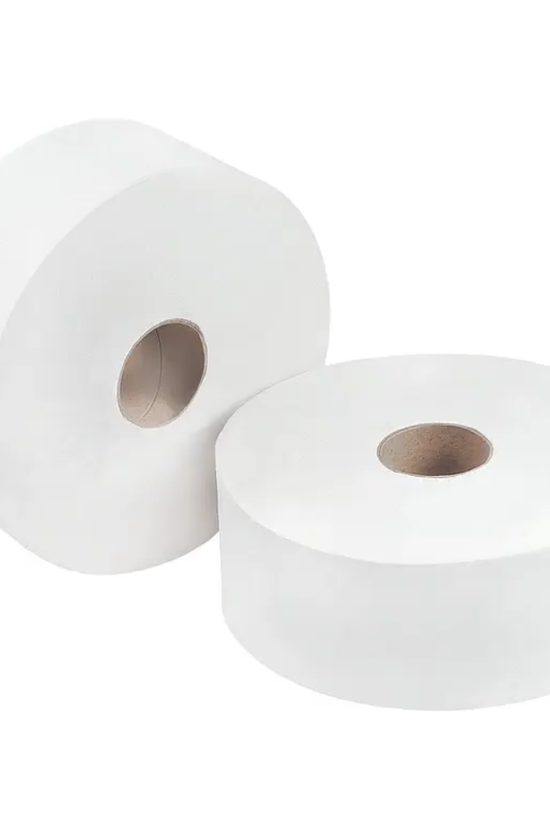 2PLY Embossed 300m Jumbo Toilet Roll - 8Rolls / Catron