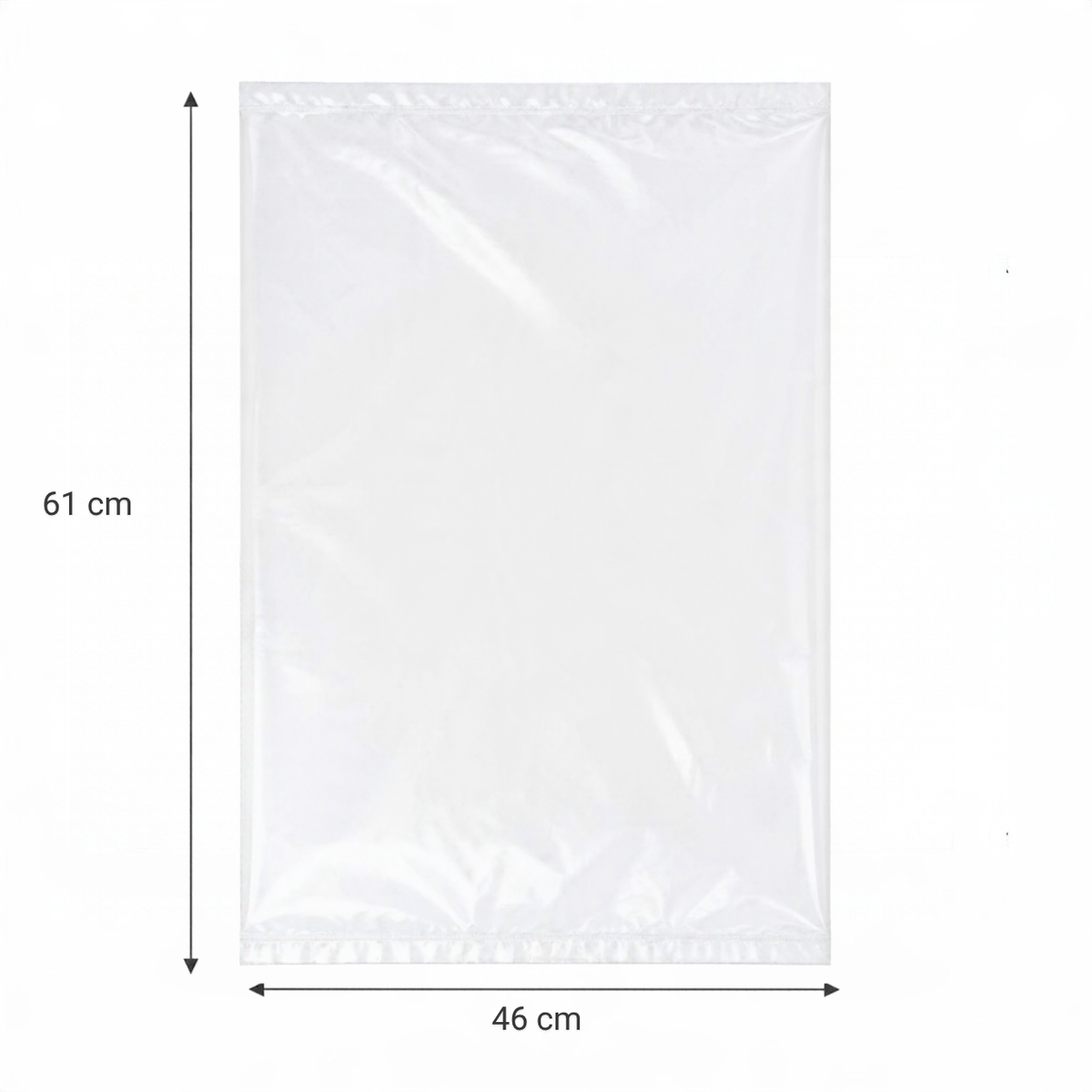 Clear LDPE Plastic Bags – 61 x 46cm (Pack of 100)