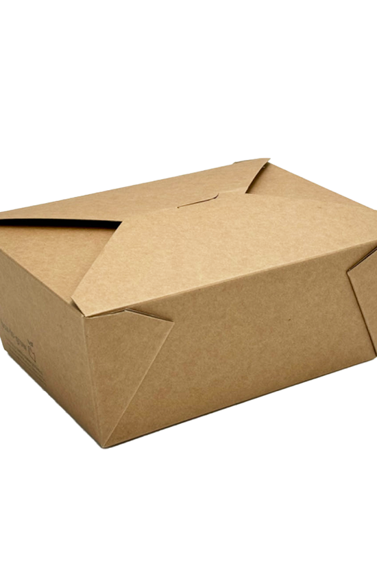 PLA Coated Extra Large Lunch Box No Window