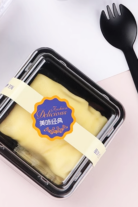 Hình vuông nhỏ màu đen có nắp PET trong suốt