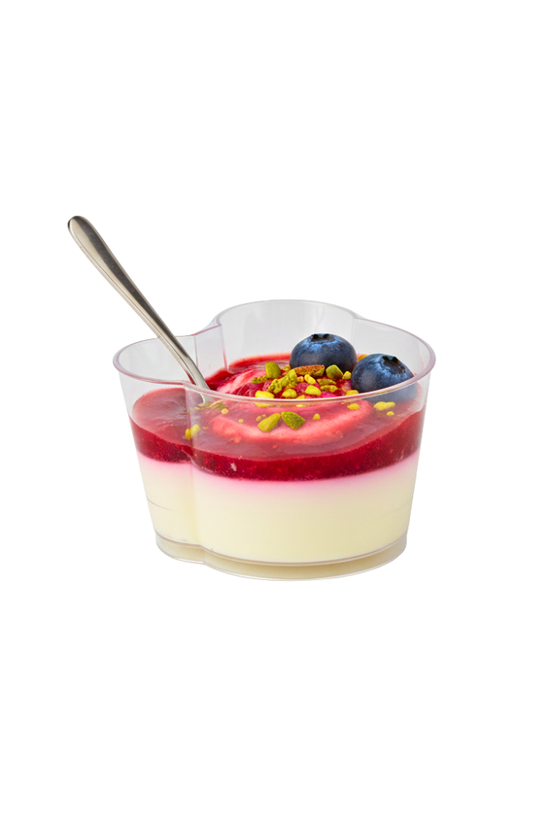 100mL Mini Bear Face-Shaped Dessert Cup Base