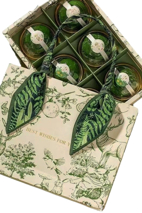 6 Compartment Gift Box with Carry Bag Set - Pack of 25