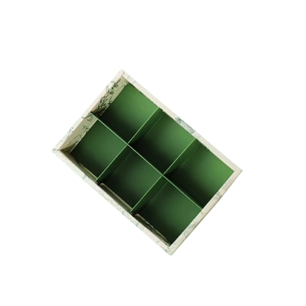 6 Compartment Gift Box with Carry Bag Set - Pack of 25