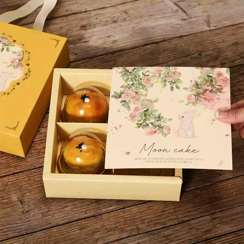 4 Compartment Gift Box with Carry Handle- Pack of 25