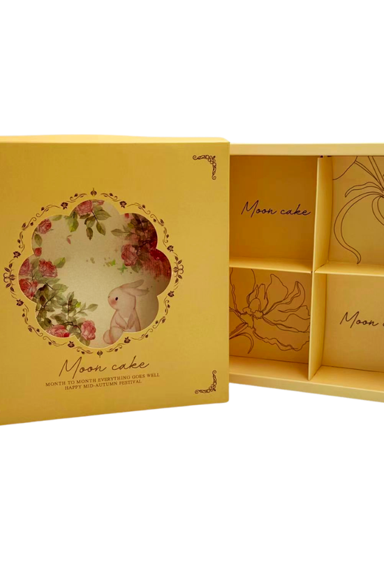 4 Compartment Gift Box with Carry Handle- Pack of 25