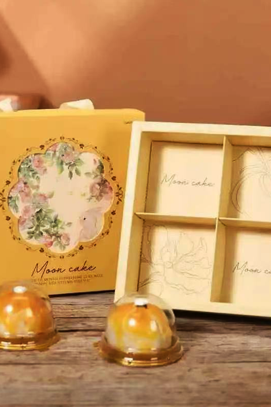 4 Compartment Gift Box with Carry Handle- Pack of 25
