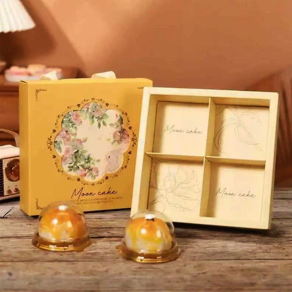 4 Compartment Gift Box with Carry Handle- Pack of 25